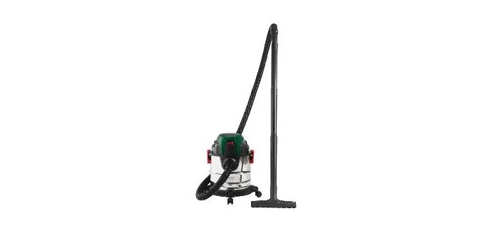 LIDL: PARKSIDE Aspirateur eau et poussière PWD 12 B1 - 1200 W, cuve inox 12 L à 29,99€ (au lieu de 39,99€)