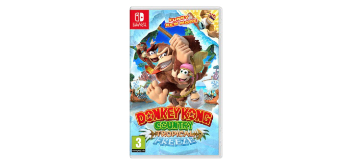 Amazon: Donkey Kong Country Tropical Freeze (Switch) à 39,99€ (au lieu de 54,99€)