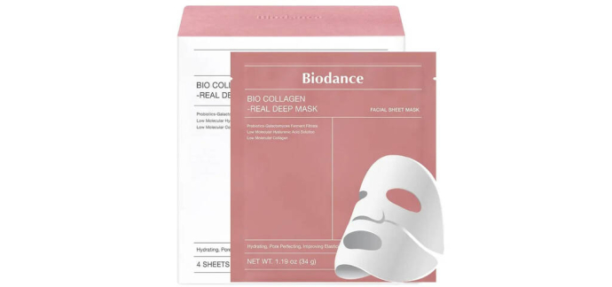 JoyBuy: Biodance Masque Visage Bio Collagène Réel Profond 34g x4 à 10,9€ (au lieu de 19,90€)