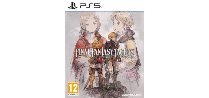 Amazon: Final Fantasy Tactics – The Ivalice Chronicles sur PS5 à 34,64€ (au lieu de 45,15€)