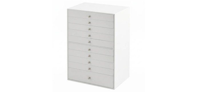 JoyBuy: Boîte à bijoux Ochama HOME 10 niveaux - Blanc à 49,99€ (au lieu de 119,99€)