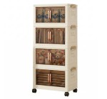JoyBuy: Huacan Meuble de rangement pliant 45 cm - 4 niveaux à 28,99€ (au lieu de 40,64€)