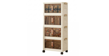 JoyBuy: Huacan Meuble de rangement pliant 45 cm - 4 niveaux &agrave; 28,99&euro; (au lieu de 40,64&euro;)