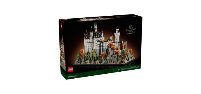 Amazon: Lego Architecture Château de Neuschwanstein 21063 (Maquette) à 179,99€ (au lieu de 269,99€)