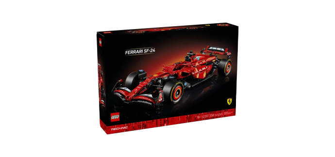 Amazon: Lego Ferrari SF-24 42207 à 139,99€ (au lieu de 229,99€)