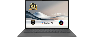 Amazon: PC Portable 14" ASUS Zenbook 14 UM3406KA-QDO74W - OLED FHD+, Ryzen AI 7 350, 16 Go RAM, 512 Go SSD à