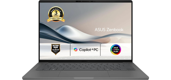 Amazon: PC Portable 14" ASUS Zenbook 14 UM3406KA-QDO74W - OLED FHD+, Ryzen AI 7 350, 16 Go RAM, 512 Go SSD à