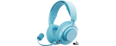 Boulanger: Casque sans fil Steelseries Arctis Nova 3PW Aqua - 2.4 GHz, Bluetooth, 40h à 29,99€
