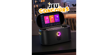 Fnac: 1 enceinte de karaok&eacute; portable Ikarao Shell S1 Noir avec &eacute;cran tactile &agrave; gagner