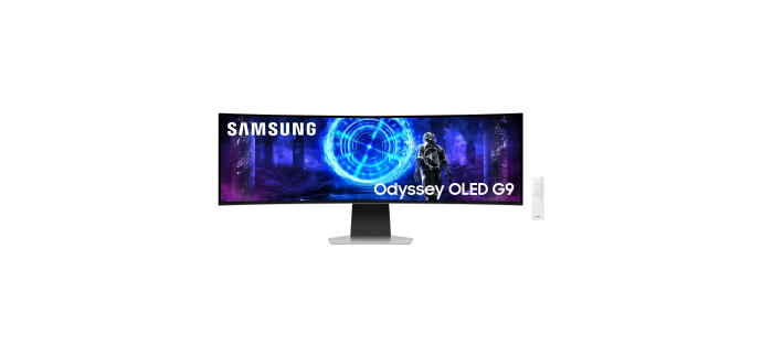 Amazon: Ecran PC 49" Samsung Odyssey G9 LS49DG950SUXEN - OLED, 5120x1440p, 240Hz, 0,03ms à 799€