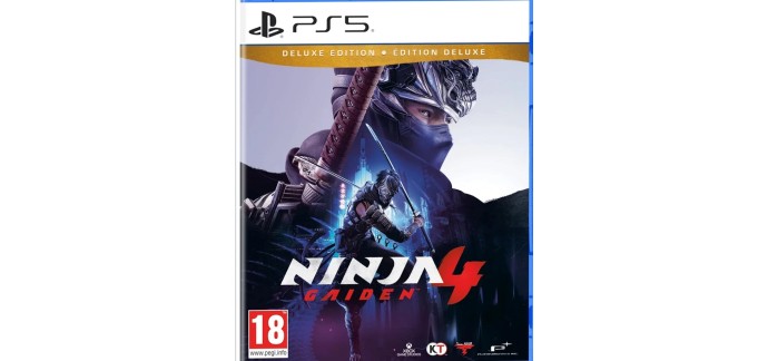 Amazon: Ninja Gaiden 4 Deluxe Edition PS5 à 28,49€ (au lieu de 49,99€)