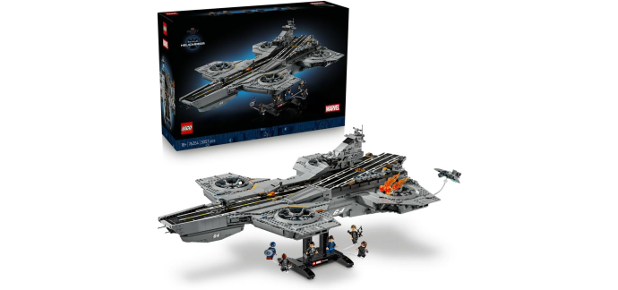 Amazon: LEGO 76354 Héliporteur SHIELD à 276€ (au lieu de 369,99€)