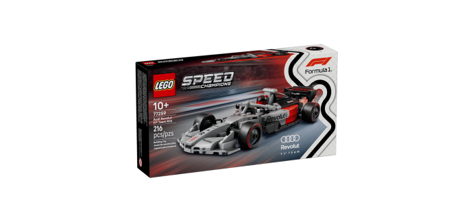 Amazon: LEGO 77259 Audi Revolut F1 Team R26 à 20€ (au lieu de 27,99€)