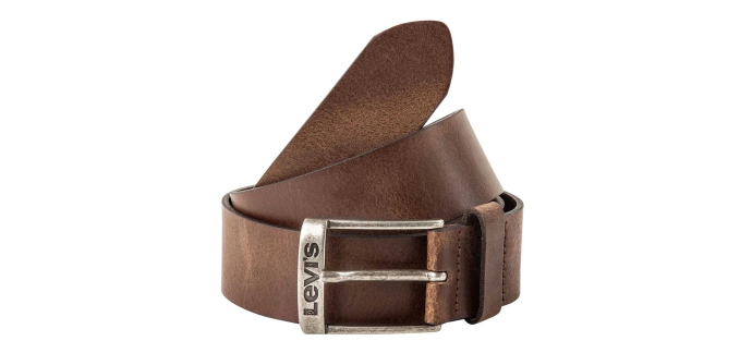 Amazon: Ceinture mixte en cuir Levi's New Duncan - Taille 75 à 110 à 17,10€ (au lieu de 29,95€)