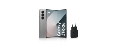 Amazon: Smartphone 7,6" Samsung Galaxy Z Fold6 - 256 Go, Bleu nuit à 999€ (au lieu de 1959,95€)