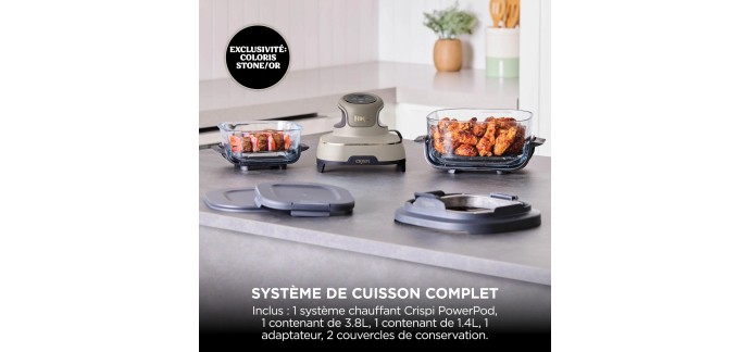 Amazon: Friteuse à air chaud Ninja CRISPi - 3,8L à 109,99€ (au lieu de 167,89€)