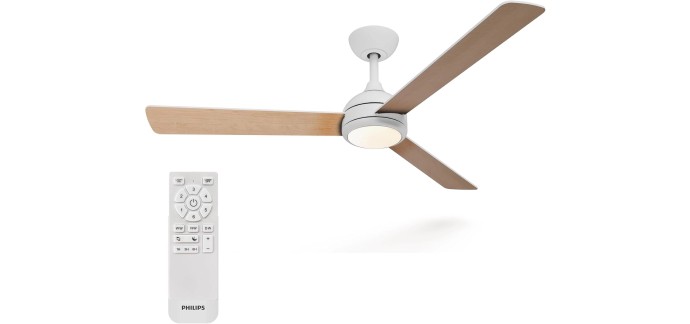 Amazon: Ventilateur de plafond Philips Civx à 85,89€ (au lieu de 109,99€)