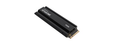 Amazon: SSD Interne M.2 NVMe Crucial P310 - 2To, PCIe Gen4, 7100 Mo/s, avec dissipateur à 219,99€