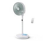 Amazon: Ventilateur Rowenta Turbo Compact 3D Nomad QV5050F0 - 18 dB, avec/sans fil à 109,99€