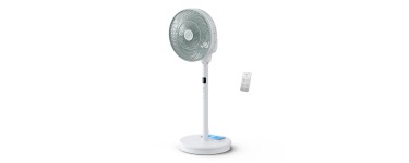 Amazon: Ventilateur Rowenta Turbo Compact 3D Nomad QV5050F0 - 18 dB, avec/sans fil à 109,99€