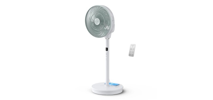 Amazon: Ventilateur Rowenta Turbo Compact 3D Nomad QV5050F0 - 18 dB, avec/sans fil à 109,99€