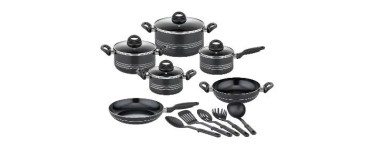 LIDL: GSW Set de casseroles Milano Nero - 9 pièces, induction, sans PFAS à 69,99€ (au lieu de 229€)