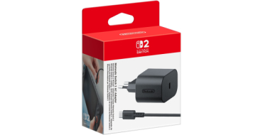 Amazon: Adaptateur Secteur Switch 2 (Switch 2) &agrave; 22,49&euro; (au lieu de 27,99&euro;)