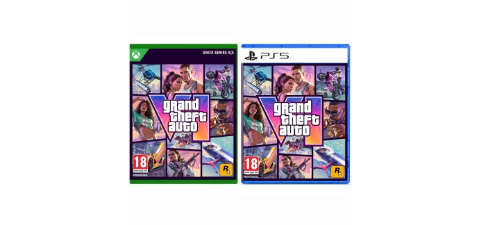 Amazon: Grand Theft Auto VI - Code in a box Xbox Series X|S & PS5 à 60€