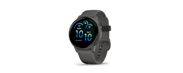 Amazon: Montre connectée GPS Garmin vívoactive 6 - AMOLED 42 mm, Pebble Grey - écran à 199€
