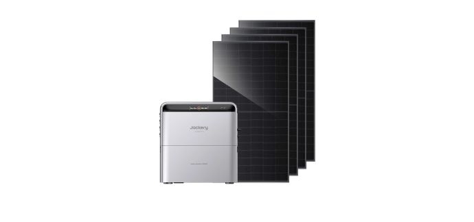 Amazon: Kit Solaire avec Batterie Jackery SolarVault 3 Pro - 5,04 kWh, BP2500 et 1800W Panneaux Solaires Bif