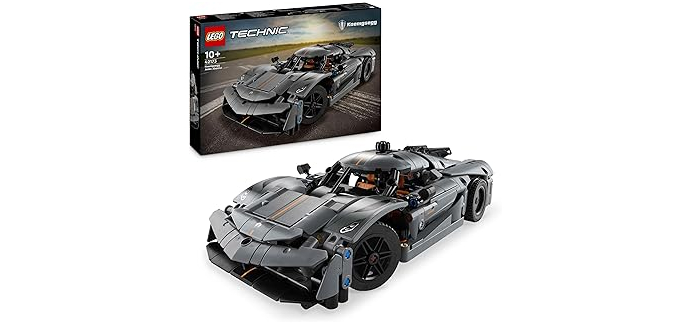 Amazon: LEGO® Technic Hypercar Koenigsegg Jesko Absolut Grise (42173) à 38,96€ (au lieu de 52,99€)