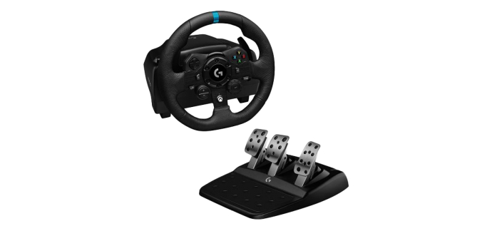 Amazon: Volant + Pédalier Logitech G923 (Xbox) à 209,99€ (au lieu de 429,99€)