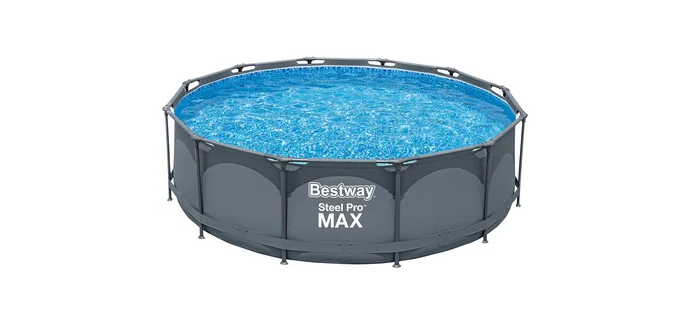 LIDL: BESTWAY Kit complet piscine Steel Pro Max Ø 366 x 100 cm à 299€ (au lieu de 339,99€)