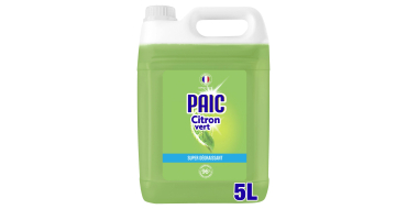 Amazon: 5L de Liquide Vaisselle Paic Eclat Citron Vert &agrave; 9,94&euro; (au lieu de 14,9&euro;)
