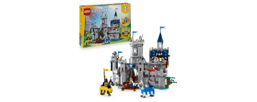 Amazon: LEGO® Creator 3-en-1 Le Château Médiéval des Chevaliers (31168) à 73,14€ (au lieu de 85,06€)