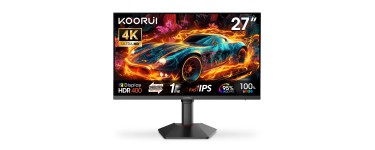Amazon: Ecran PC 27" Koorui G2741L - 4K UHD, 160Hz, Fast IPS, 1ms à 159,99€ (au lieu de 269,99€)