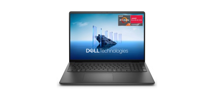 Amazon: PC Portable 16" Dell 16 x DC16255 - Ryzen 7 250, 2K, Radeon, 16 Go DDR5, 1 To SSD à 599€