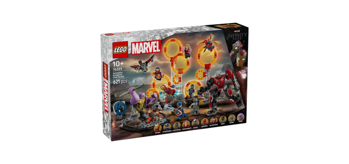 Amazon: Lego Avengers Endgame Combat Final 76323 à 63,62€ (au lieu de 99,99€)
