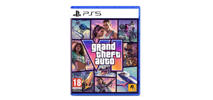 Auchan: Précommande Grand Theft Auto VI sur PS5 ou Xbox One (Dématérialisé) à 60€