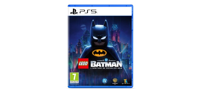 Amazon: LEGO Batman L'Héritage du Chevalier Noir sur PS5 à 47,01€