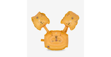 Decathlon: Brassards ceinture &eacute;volutifs de piscine Enfant - Tiswim lion jaune &agrave; 8,99&euro; (au lieu de 14,99&euro;)