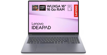 Amazon: [Prime] PC Portable 16" Lenovo IdeaPad Slim 3 16ARP10 - Ryzen 5 150, 16 Go RAM, 512 Go SSD &agrave; 449,99&euro;