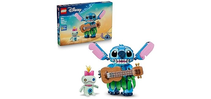 Amazon: LEGO® Disney Stitch et Scrump (43296) à 54€ (au lieu de 69,99€)
