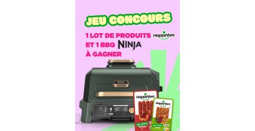 Ninja: 1 BBQ Ninja + lot de produits HappyVore spécial BBQ à gagner