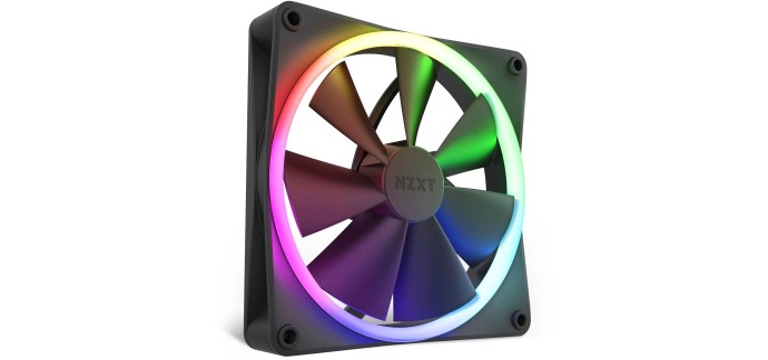 Amazon: Ventilateur de Boîtier 140mm NZXT F140 RGB - 18 LED, PWM à 9,99€ (au lieu de 16,29€)