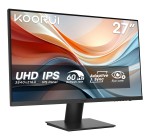 Amazon: Ecran PC 27" Koorui N07 - 4K UHD, IPS 60Hz HDR10 Adaptive Sync à 89,99€