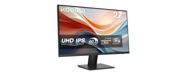 Amazon: Ecran PC 27" Koorui N07 - 4K UHD, IPS 60Hz HDR10 Adaptive Sync à 89,99€
