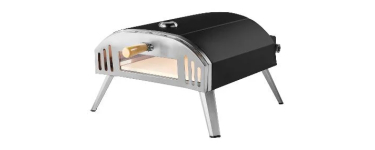 LIDL: GRILLMEISTER Four à pizza à gaz XL - 450°C, pierre cordiérite 40 cm à 103,20€ (au lieu de 129€)