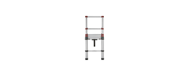 LIDL: Échelle télescopique en aluminium Parkside - 7 marches, soft-close, 200 cm à 48,99€