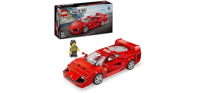 Amazon: LEGO® Speed Champions Supercar Ferrari F40 (76934) à 18,99€ (au lieu de 26,99€)